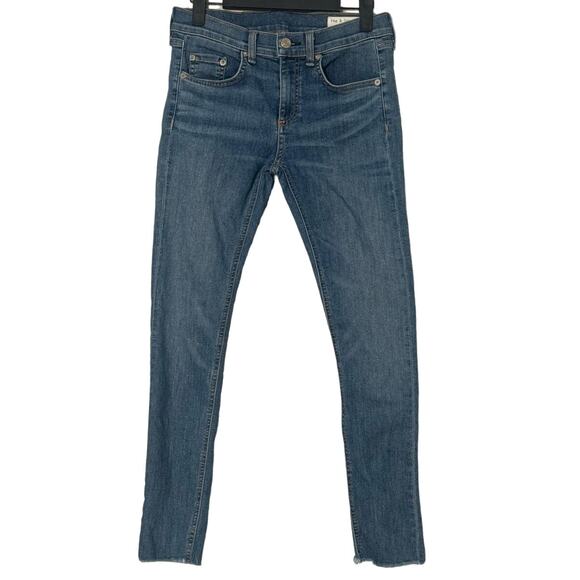 Rag & Bone Ankle Skinny Jean in Lucky Rouge Size 26 - Picture 5 of 14